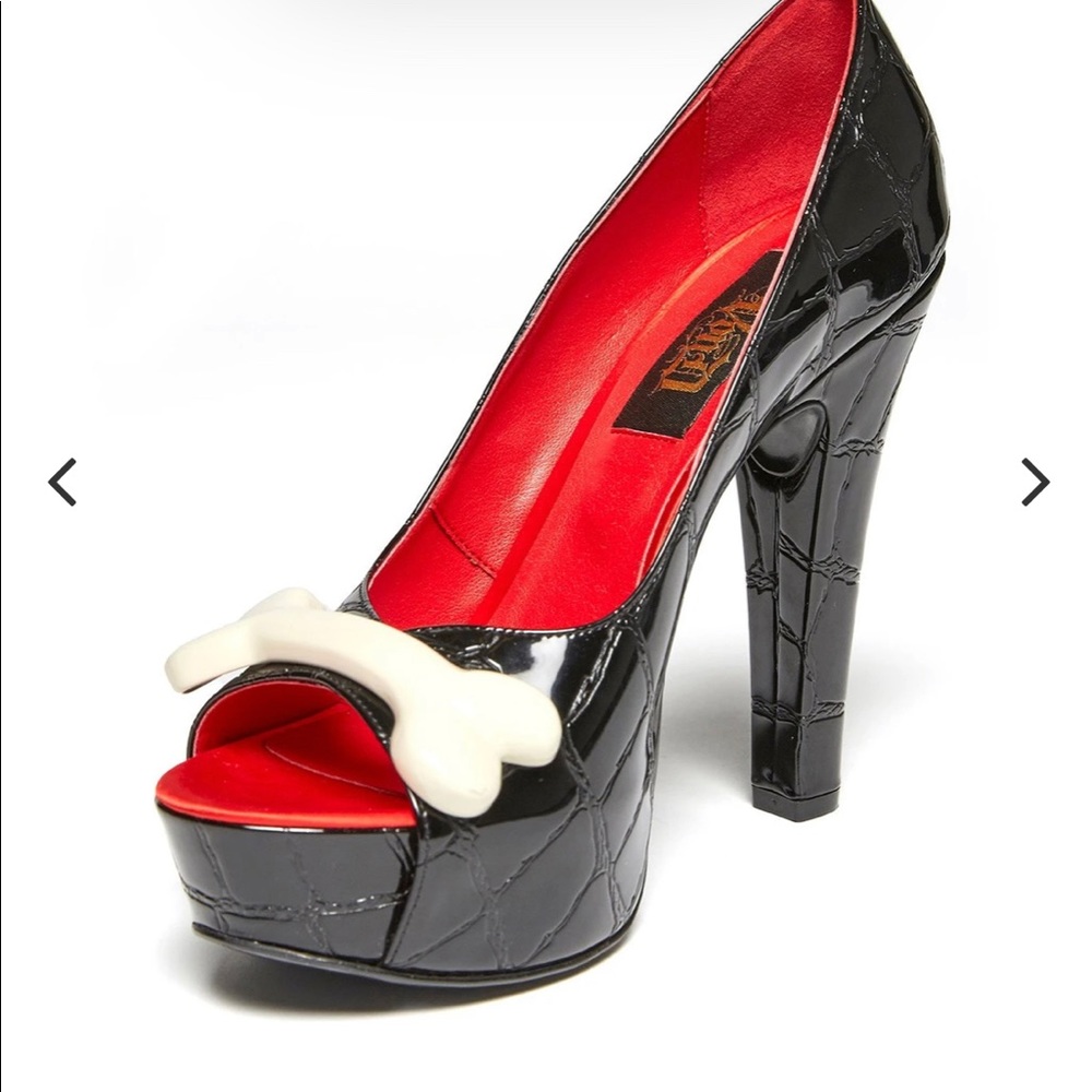 COPY - NIB kat von d Calavera heels